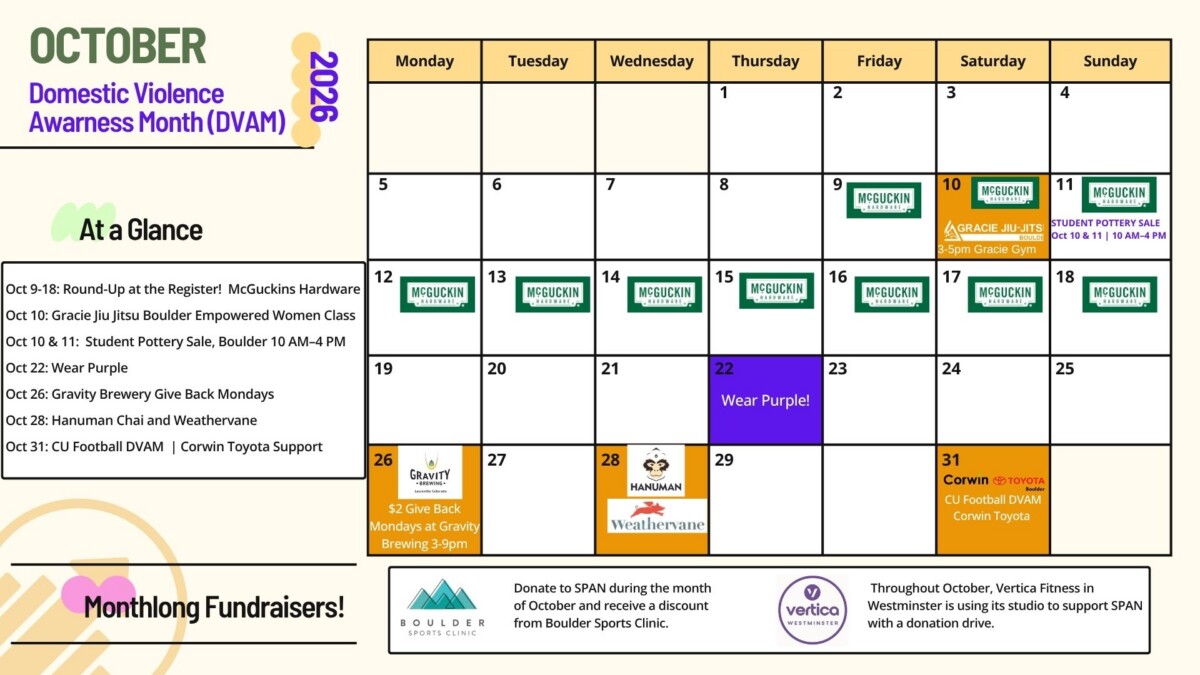 Calendar Evetns for Oct 2026